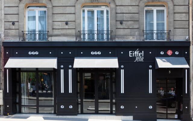 Отель Eiffel Seine Париж вид на фасад