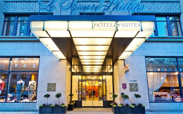 Отель Le Square Phillips Hotel And Suites Канада, Монреаль - отзывы, цены и фото номеров - забронировать отель Le Square Phillips Hotel And Suites онлайн вид на фасад