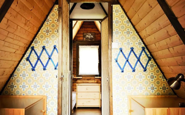 Hut Near Lake Traboch and Eisenerz Alps