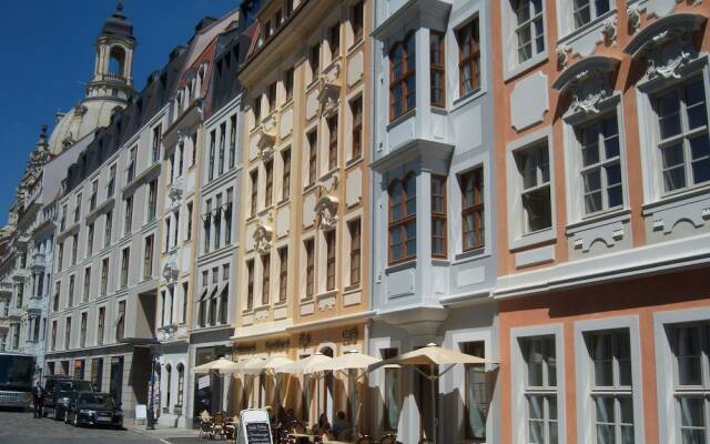 Отель Historisches Bürgerhaus Dresden - Kulturstiftung Германия, Дрезден - отзывы, цены и фото номеров - забронировать отель Historisches Bürgerhaus Dresden - Kulturstiftung онлайн вид на фасад