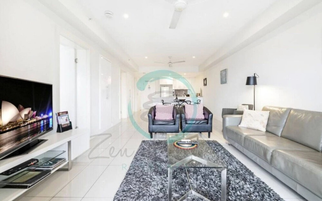 ZEN OCEAN REEF - Cozy 2BR Sea View Apt