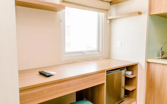 Homey And Compact Studio Apartment At B Residence