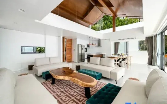 Samui Privacy Modern Luxury Seaview Natural Rainforest Infinity Pool Villa