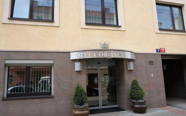 Coronet Hotel Прага вид на фасад