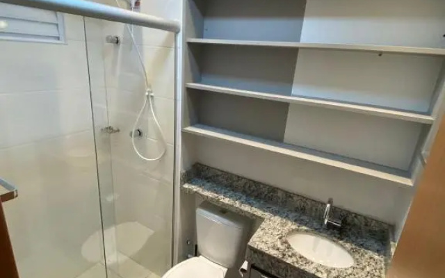 Apartamento com Sacada na Gleba, Novo e equipado