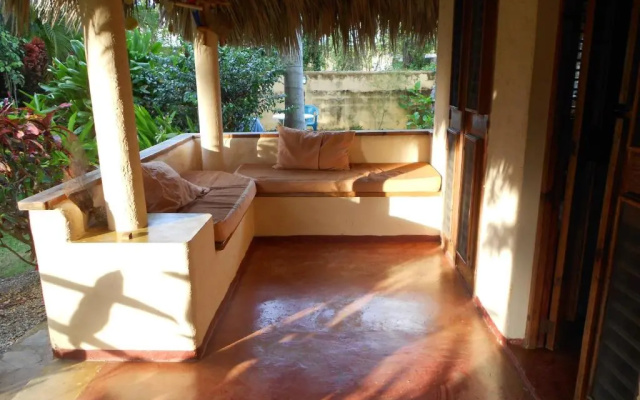Palm-covered house in the tropical -Casa Oli