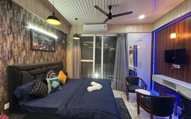 Spacious 1bhk for 6 Guests King & Sofa Beds Zirakpur,chandigarh,mohali,tricity