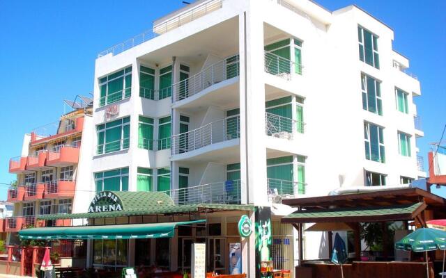 Отель Arena Hotel Болгария, Приморско - отзывы, цены и фото номеров - забронировать отель Arena Hotel онлайн вид на фасад