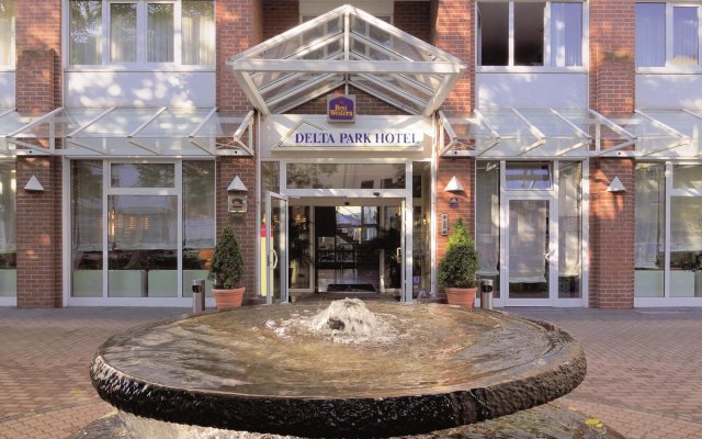 Отель Best Western Plus Delta Park Hotel Германия, Мангейм - 1 отзыв об отеле, цены и фото номеров - забронировать отель Best Western Plus Delta Park Hotel онлайн вид на фасад