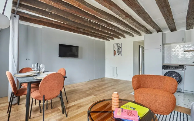 Charming Flat 1 Bedroom Le Marais Beaubourg