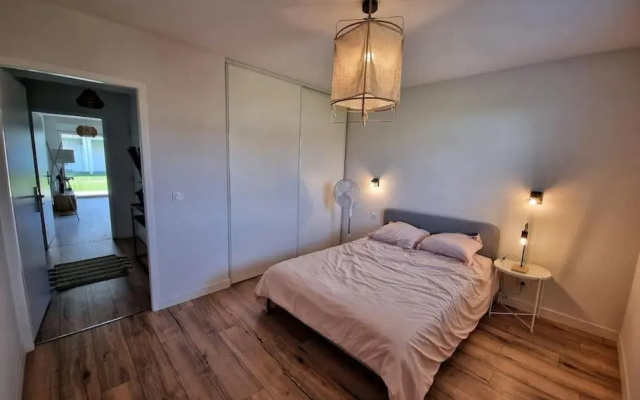 Appartement in Mimizan's center with pool & BBQ