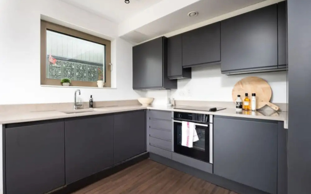 Modern 1-bedroom Flat Cre8
