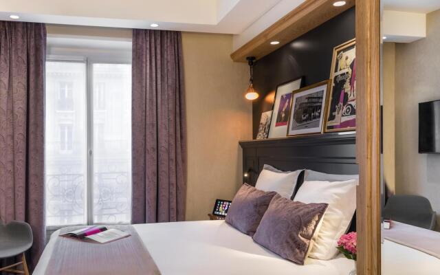 Отель Hôtel des ducs de Bourgogne Париж комната для гостей