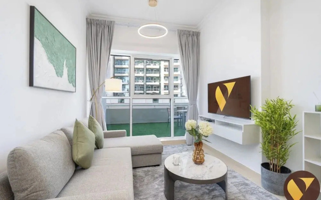 Canal & Partial Burj View Mayfair Tower