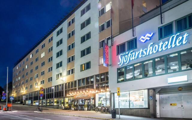 Отель Scandic Sjöfartshotellet вид на фасад