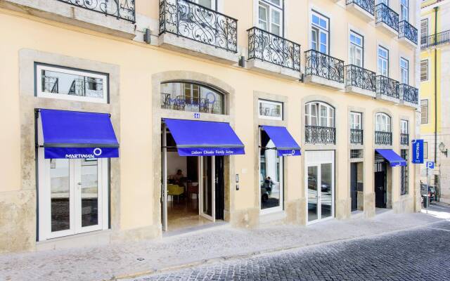 Отель Martinhal Lisbon Chiado Family Suites Лиссабон вид на фасад