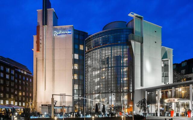 Radisson Blu Royal Hotel Helsinki Хельсинки вид на фасад