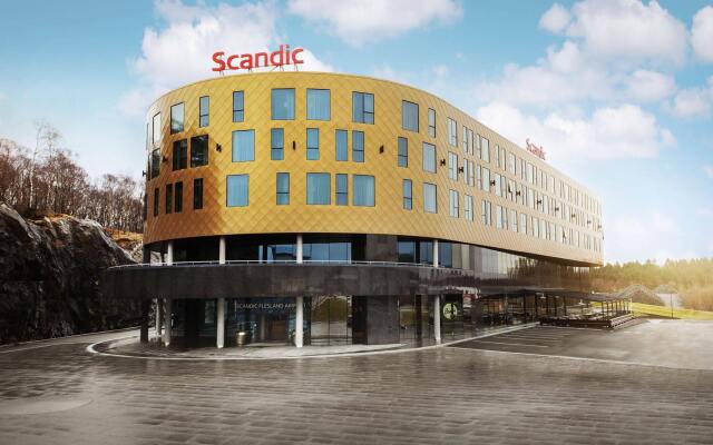Отель Scandic Flesland Airport вид на фасад