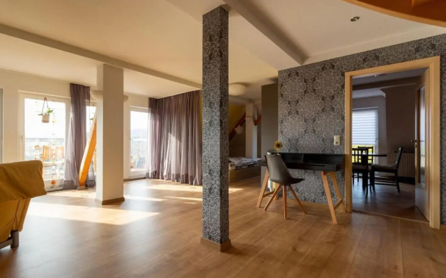 Maisonette Wohnung mit Blick über die Stadt