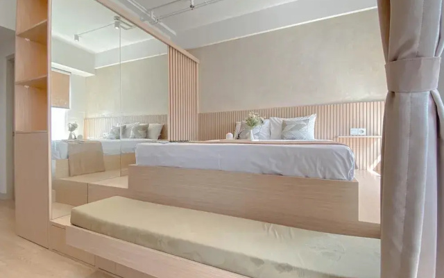 Cozy And Functional Studio Apartment At Vasanta Innopark