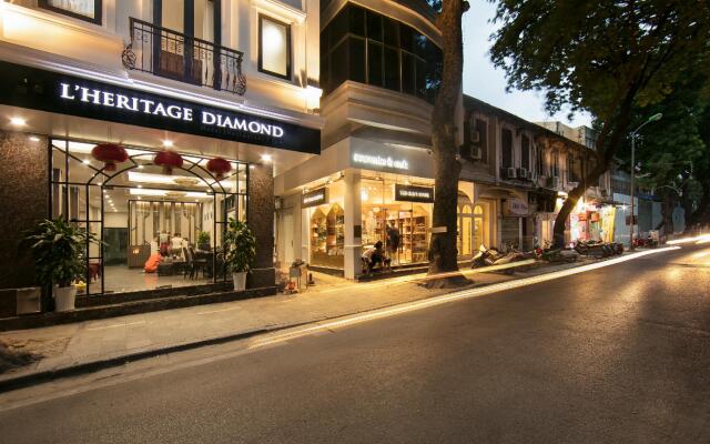Hanoi L'heritage Diamond Hotel & Spa вид на фасад