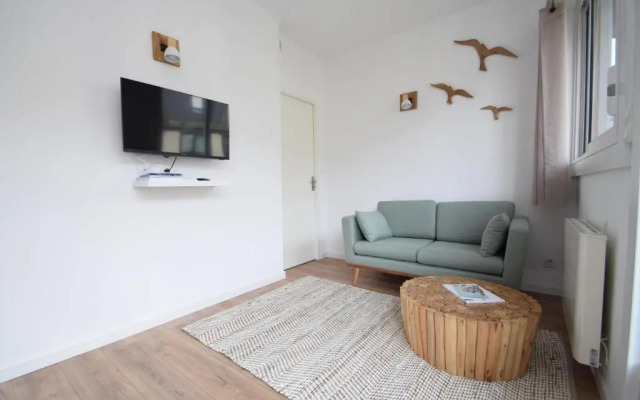 Appartement cosy 2 pers vue mer balcon hyper centre Dinard