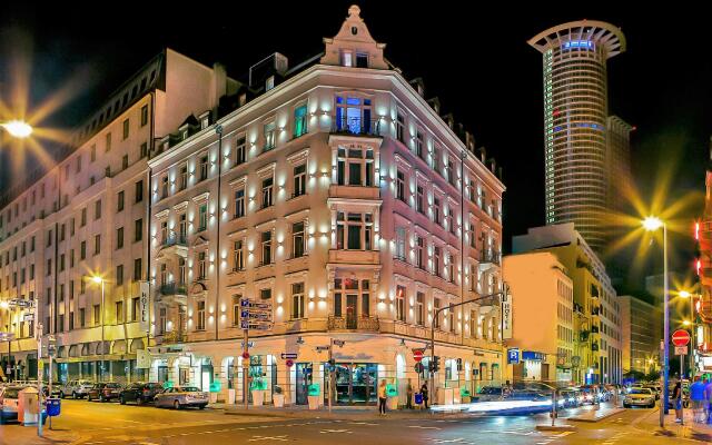 Отель Grand Hotel Downtown Германия, Франкфурт-на-Майне - отзывы, цены и фото номеров - забронировать отель Grand Hotel Downtown онлайн вид на фасад