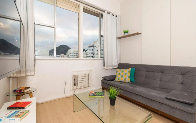 1Quarto com Vista Mar em Copacabana | BRX 58/1002