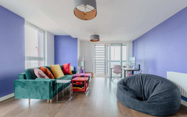 Quirky 1BD Flat W/gym & City Views Dalston!