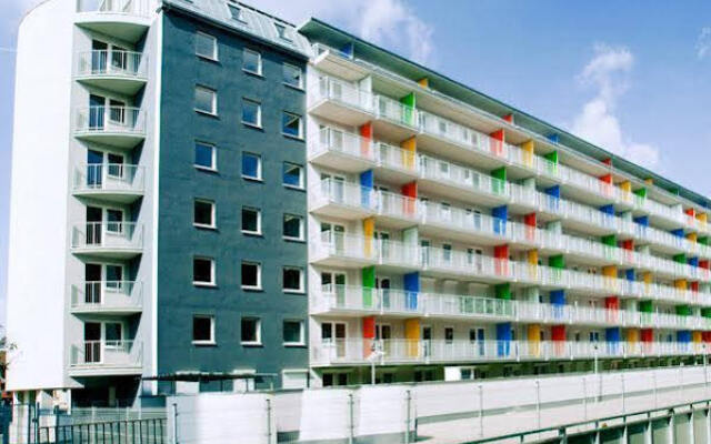 Отель Apartament Mozaika Вроцлав вид на фасад