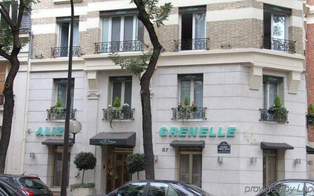 Отель Hôtel Alizé Grenelle Tour Eiffel вид на фасад