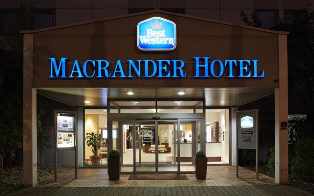 Отель Best Western Macrander Hotel Frankfurt/Kaiserlei Германия, Оффенбах - отзывы, цены и фото номеров - забронировать отель Best Western Macrander Hotel Frankfurt/Kaiserlei онлайн вид на фасад