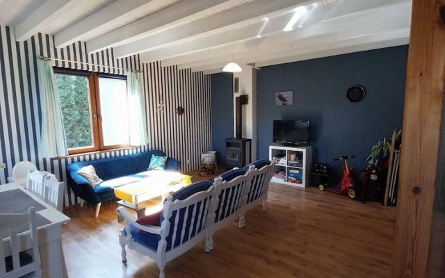 Wooden House Near Baltic Sea Beaches
