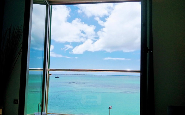 On the beach