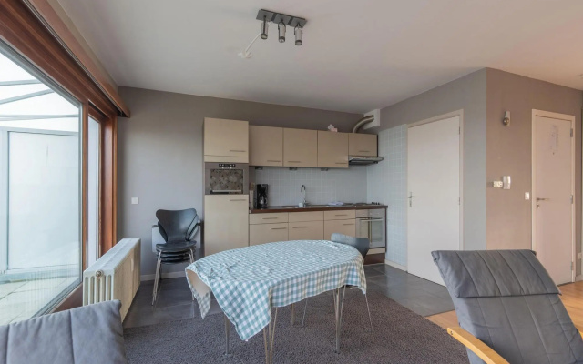 Sea-view apartment in Blankenberge with balcony