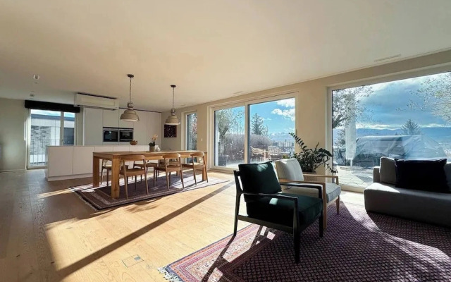 Wonderful Attic Maisonette in Meilen With Stunning Lake Views