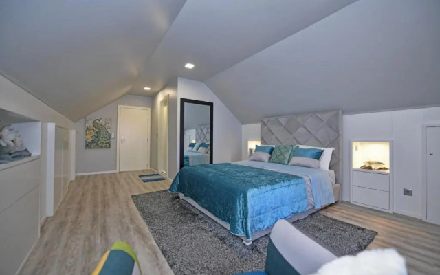 Studio privado com vista mar e montanha