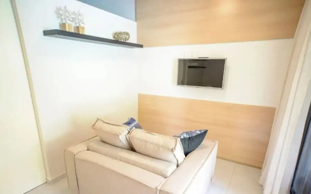 Flat Equipado e Charmoso