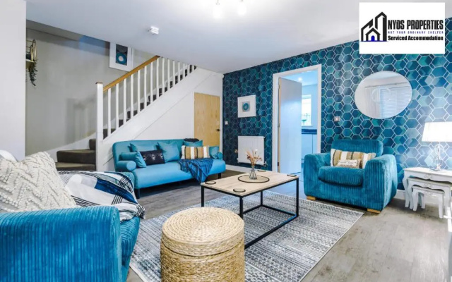 ✪3 Bed House✪Manchester✪MONTHLY STAY✪PARKING✪WIFI✪