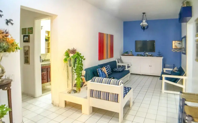 Apartamento a 70m da Praia de Pitangueiras SP