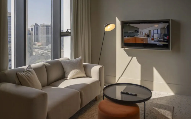 Upscale Studio w Burj View Upside Living