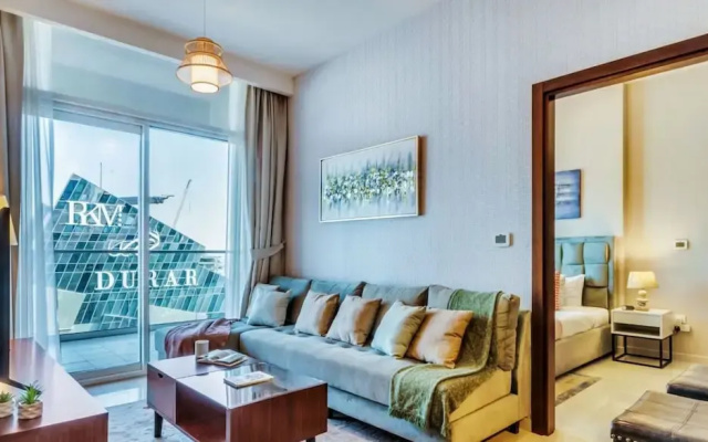 Waterfront 2BR w Canal View Near Burj Khalifa