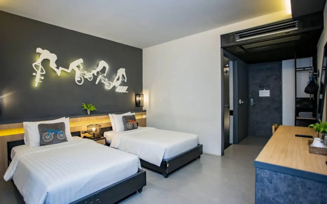 The VELO'S hotel and BMX Pump Track