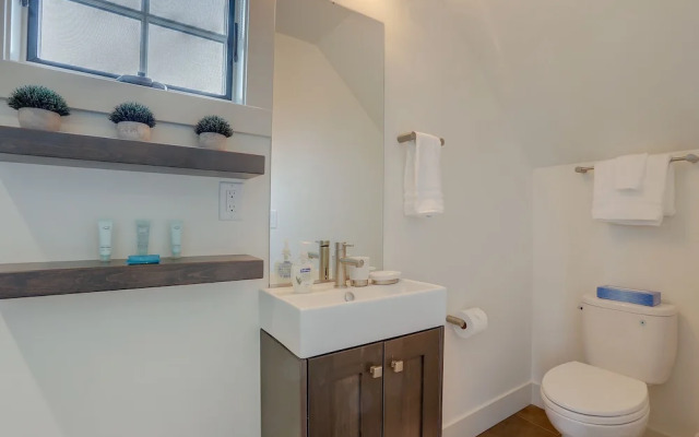 Pet-Friendly Cairn Home features Private Hot Tub and Fire Pit on the Back Patio by RedAwning