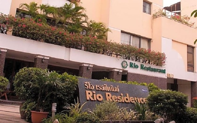 Отель Rio Residence Bangkok Таиланд, Бангкок - отзывы, цены и фото номеров - забронировать отель Rio Residence Bangkok онлайн вид на фасад