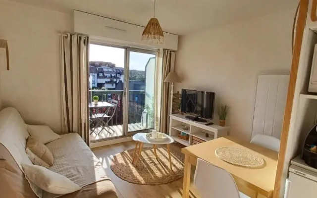 T2 Cosy/Balcon Sud Ouest/300m-Mer/Villers Sur Mer