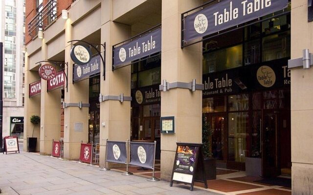 Отель Premier Inn Manchester Central вид на фасад