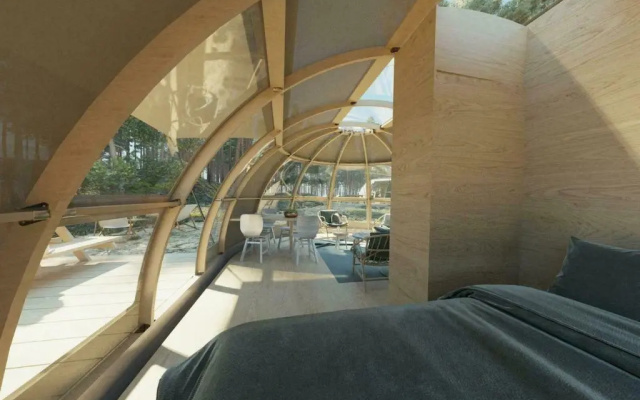 Riverdome met privé sanitair - en weids uitzicht - NIEUW 2021