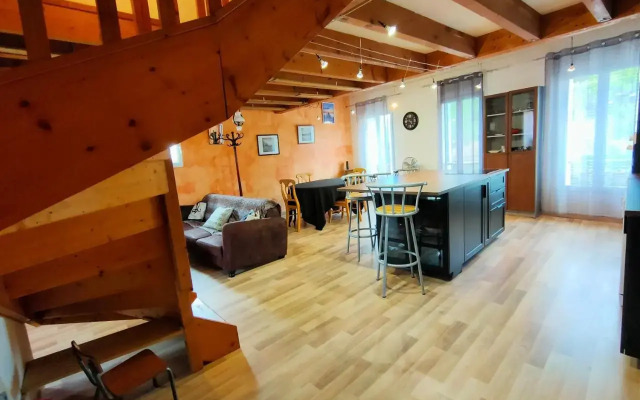 Duplex maison de village, plages, LESCLESDENICOLE
