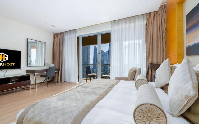 SuperHost - Spacious Studio With Direct Burj Khalifa View I Address Dubai Mall